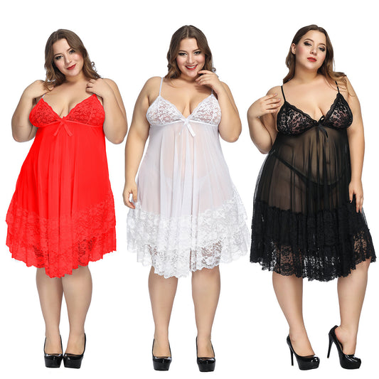 Women's Sexy Plus Sized Nightdress