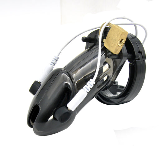 Electric Shock Male Chastity Cock Cage